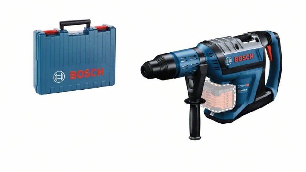 BOSCH Akku-Bohrhammer GBH 18V-45 C, Solo BITURBO SDS-MAX, im Handwerkerkoffer