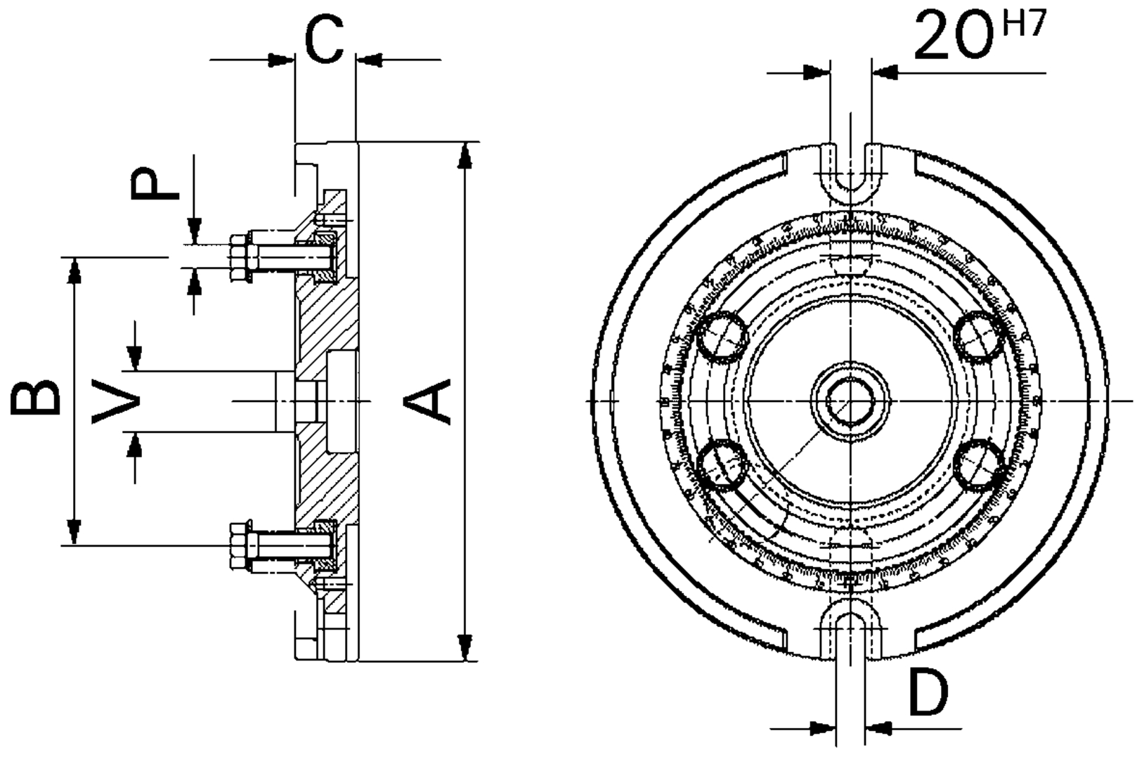 FORMAT Drehplatte Gr. 3 160 mm