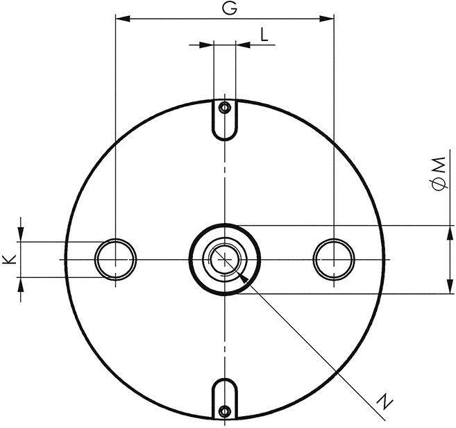 AMF Spannzange mechanisch 99mm