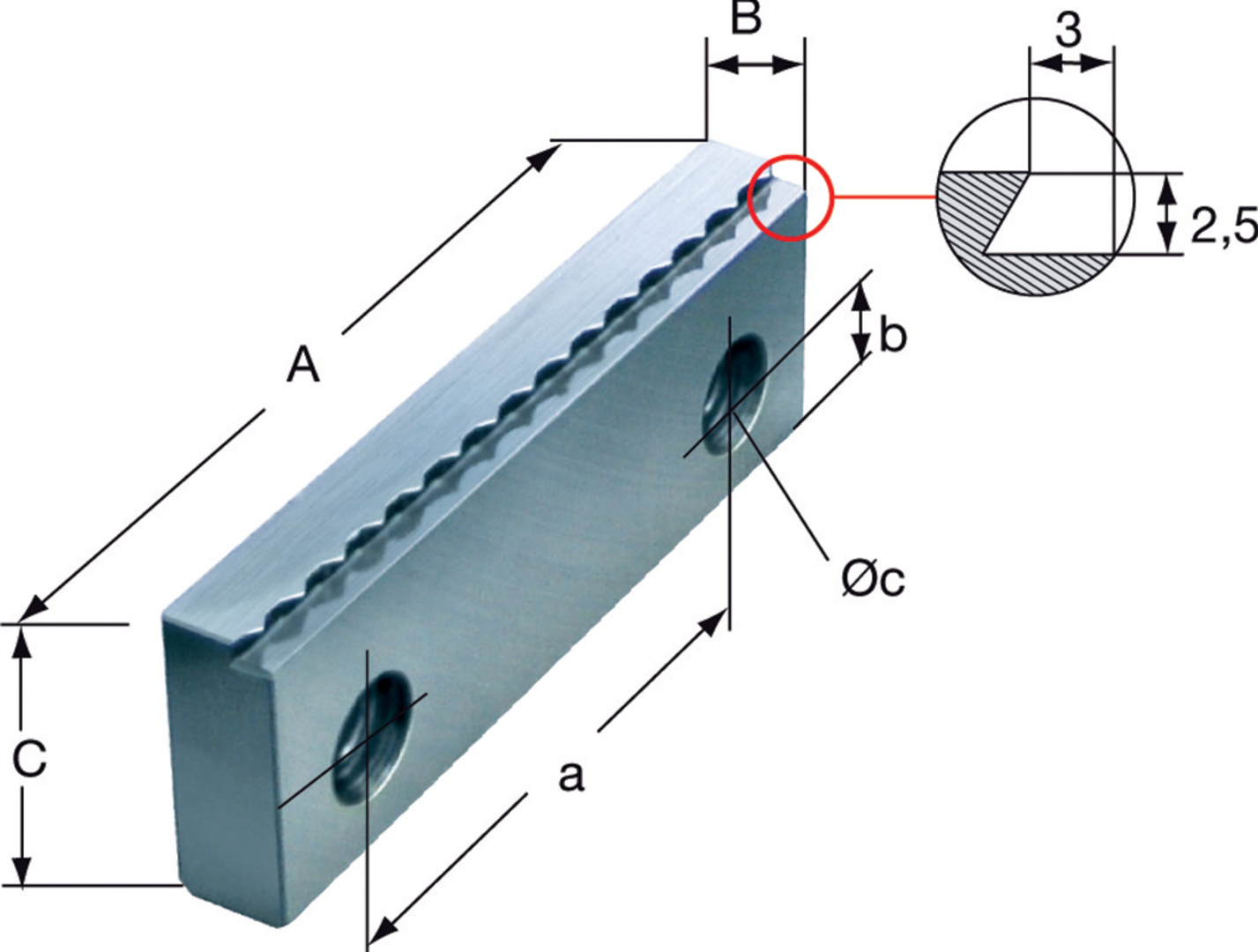 RÖHM Krallenbacken-Satz mit Feinstufe 160mm