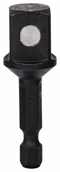 BOSCH Adapter für Steckschlüsseleinsätze 1/4" sechskant auf 1/2" vierkant