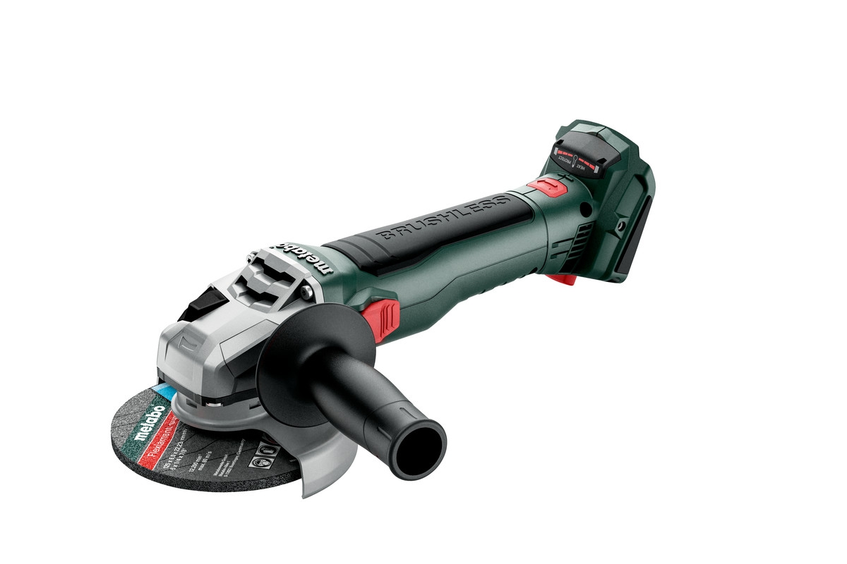 METABO Akku-Winkelschleifer W 18 LT BL 11-125, solo, in metaBOX 165 L