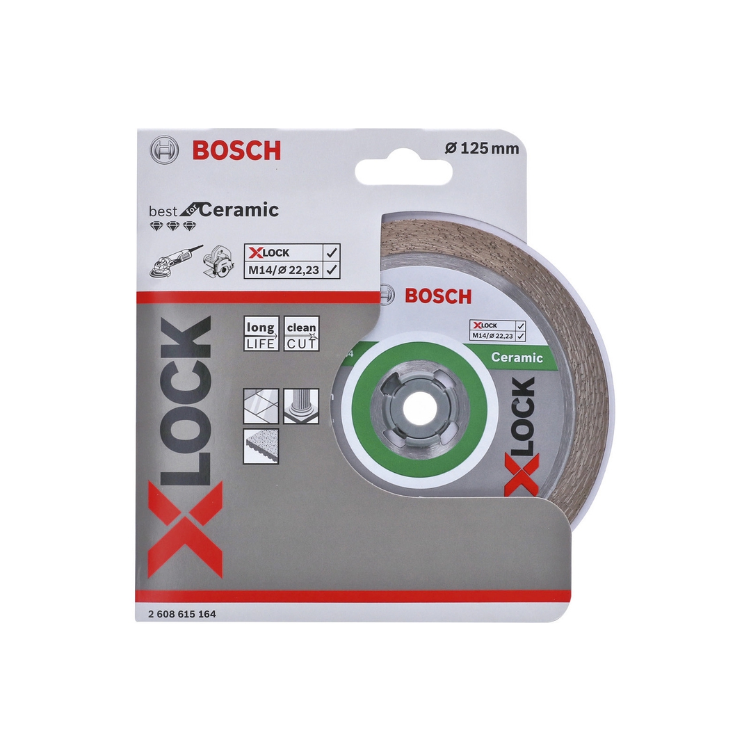 BOSCH X-LOCK DIA-Trennscheibe 125x22,23 Bf. Ceramic