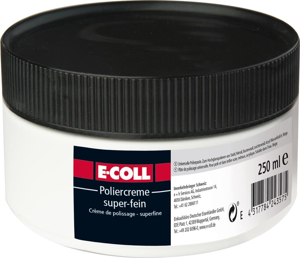 E-COLL Poliercreme superfein beige 250ml Dose